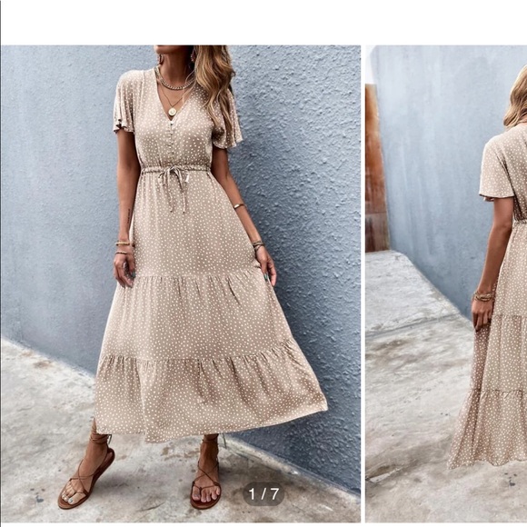 SHEIN Tiered Summer Dress - Picture 5 of 5